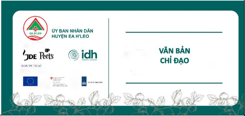Công văn số 261/CV-BCĐ ngày 09/12/2024: V/v chuẩn bị cho cuộc họp BCĐ chương trình cà phê bền vững Ea H'Leo năm 2024